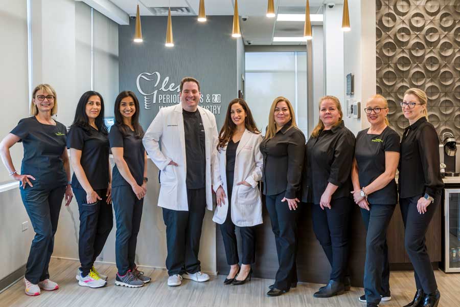 Staff and doctors of Glen Perio Team at Glen Perio in Glenview, IL